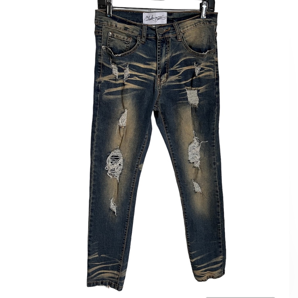 BLEECKER & MERCER PREMIUM WASHED DIRTY VINTAGE JEANS